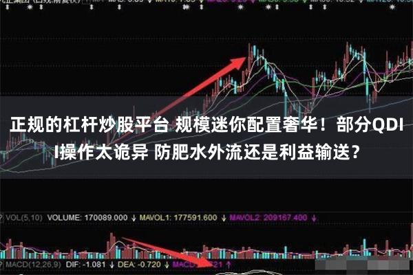 正规的杠杆炒股平台 规模迷你配置奢华！部分QDII操作太诡异 防肥水外流还是利益输送？