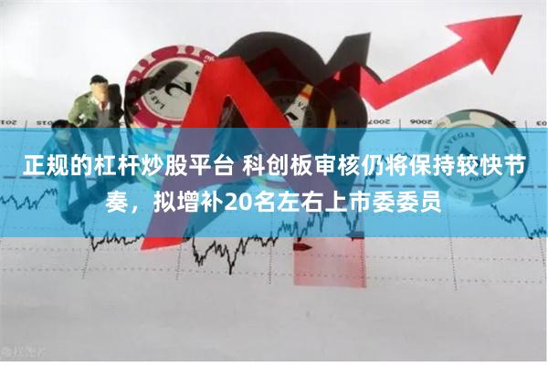 正规的杠杆炒股平台 科创板审核仍将保持较快节奏，拟增补20名左右上市委委员