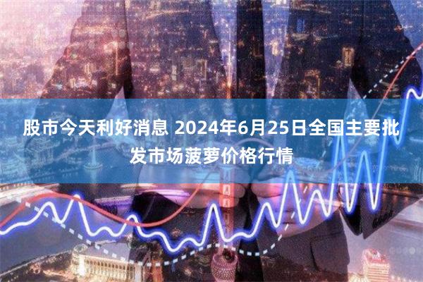 股市今天利好消息 2024年6月25日全国主要批发市场菠萝价格行情