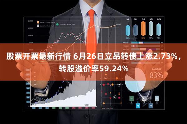 股票开票最新行情 6月26日立昂转债上涨2.73%，转股溢价率59.24%