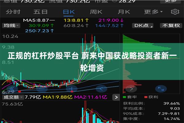 正规的杠杆炒股平台 蔚来中国获战略投资者新一轮增资