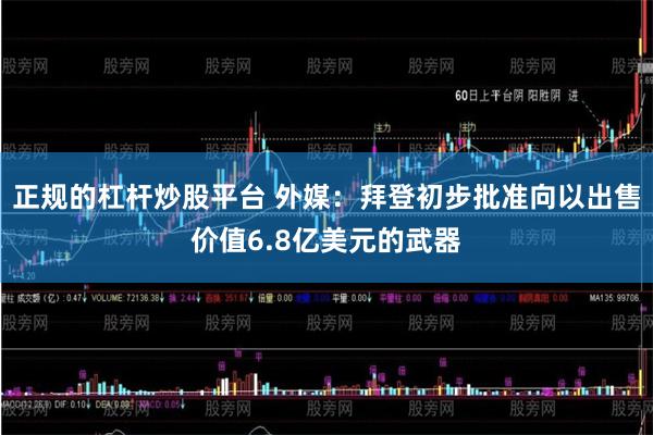 正规的杠杆炒股平台 外媒：拜登初步批准向以出售价值6.8亿美元的武器