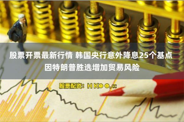 股票开票最新行情 韩国央行意外降息25个基点 因特朗普胜选增加贸易风险