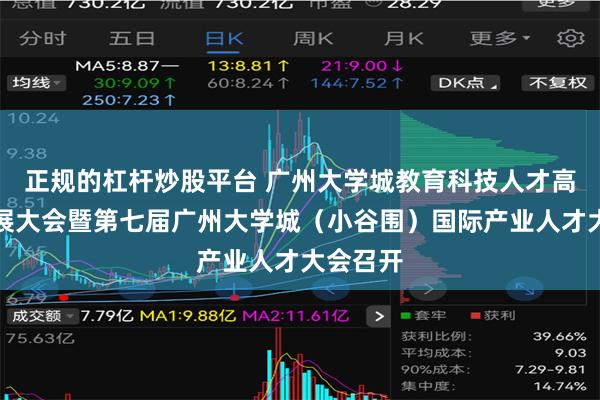 正规的杠杆炒股平台 广州大学城教育科技人才高质量发展大会暨第七届广州大学城（小谷围）国际产业人才大会召开