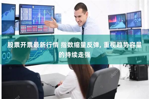股票开票最新行情 指数缩量反弹, 重视趋势容量的持续走强
