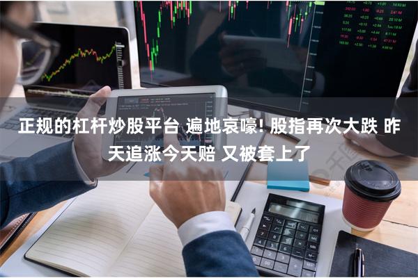 正规的杠杆炒股平台 遍地哀嚎! 股指再次大跌 昨天追涨今天赔 又被套上了